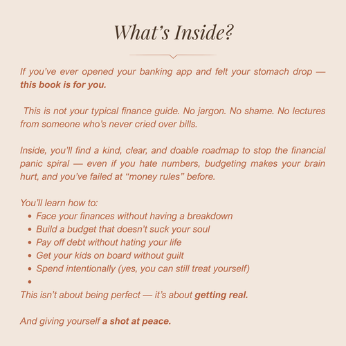 How I Stopped Crying Over Bills Ebook